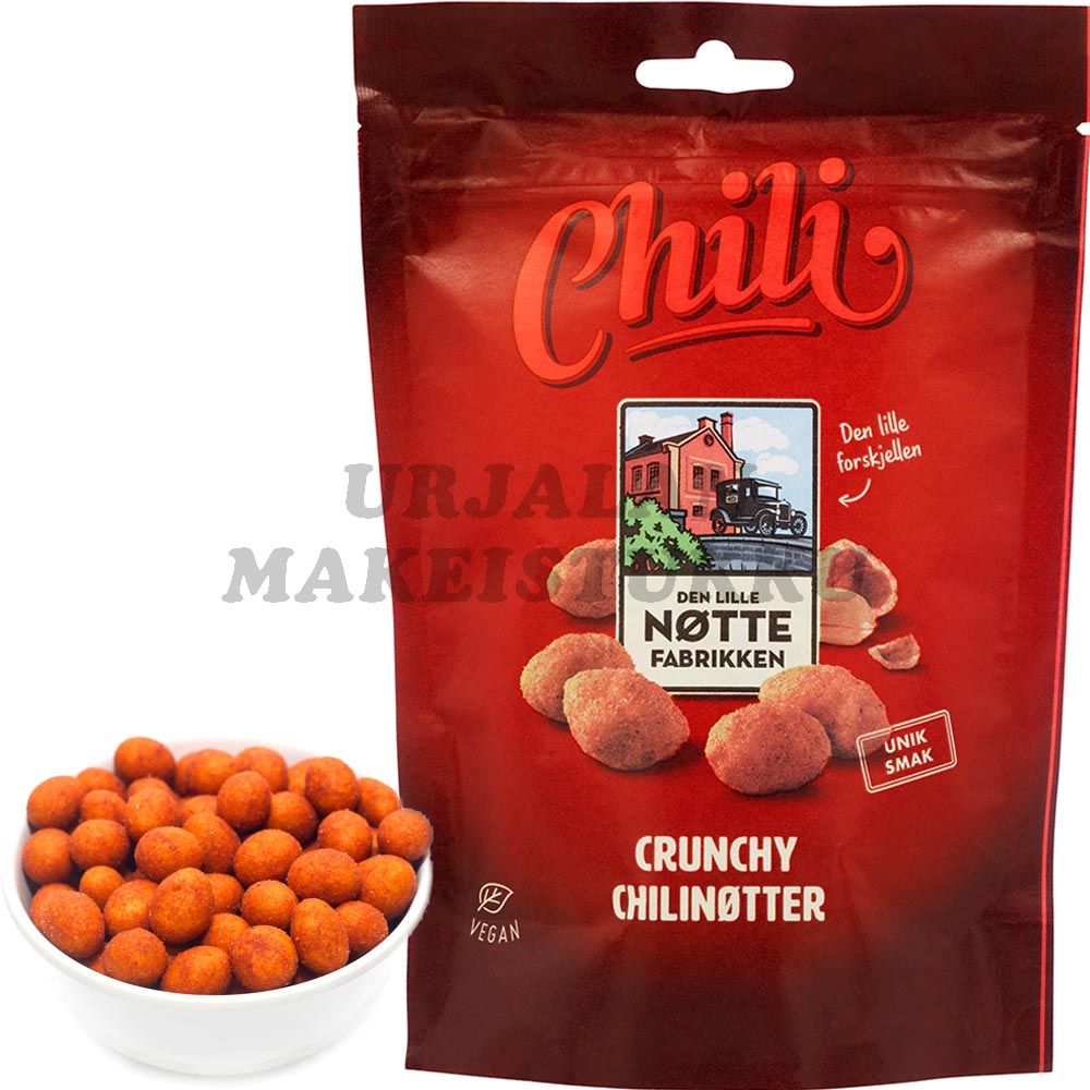 Den Lille Nöttefabriken Chili maapähkinät 160g
