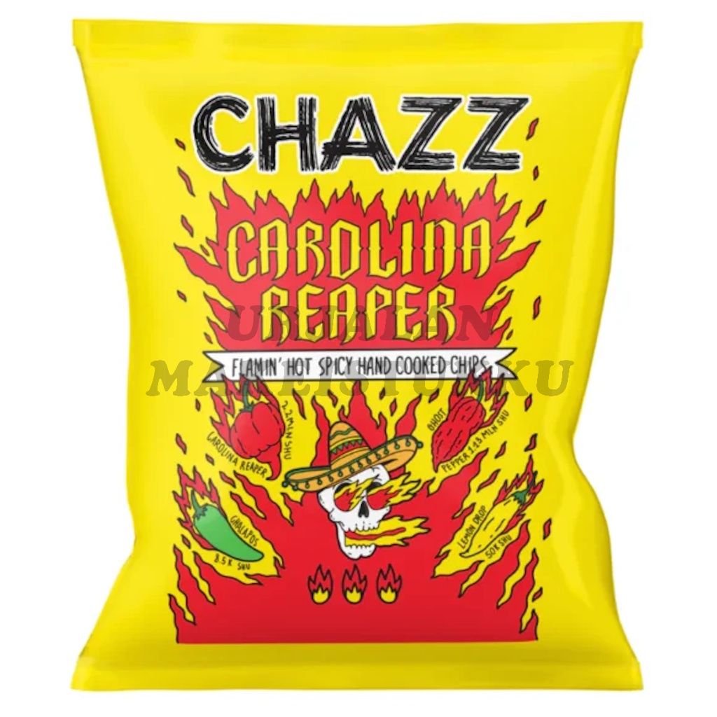 Chazz Carolina Reaper Pepper Chips perunalastu 50g
