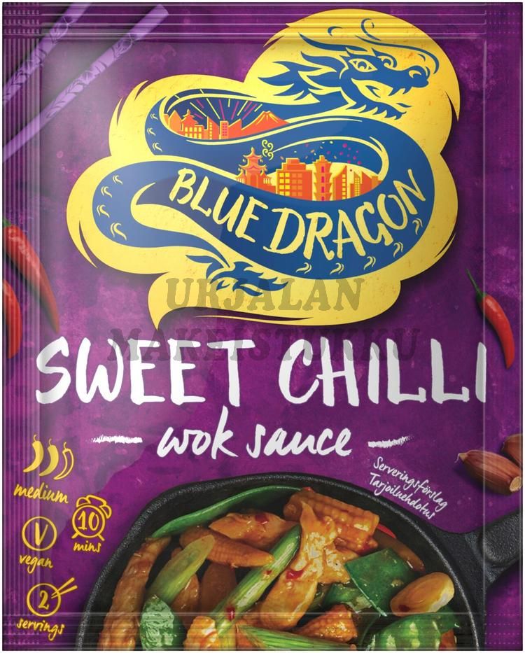 Blue Dragon Sweet Chili Wok Sauce kastike 120g