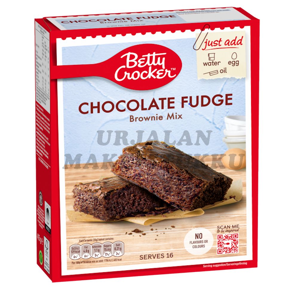 Betty Crocker Chocolate Fudge Brownie Mix 415g