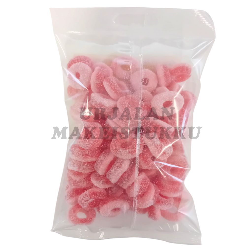 Sweet & Sour Mansikkarenkaat 400g