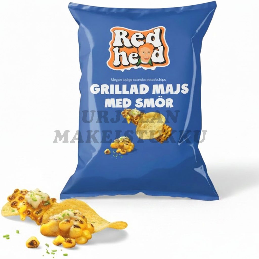 Redhead Grillad Majs & Smör perunalastut 150g