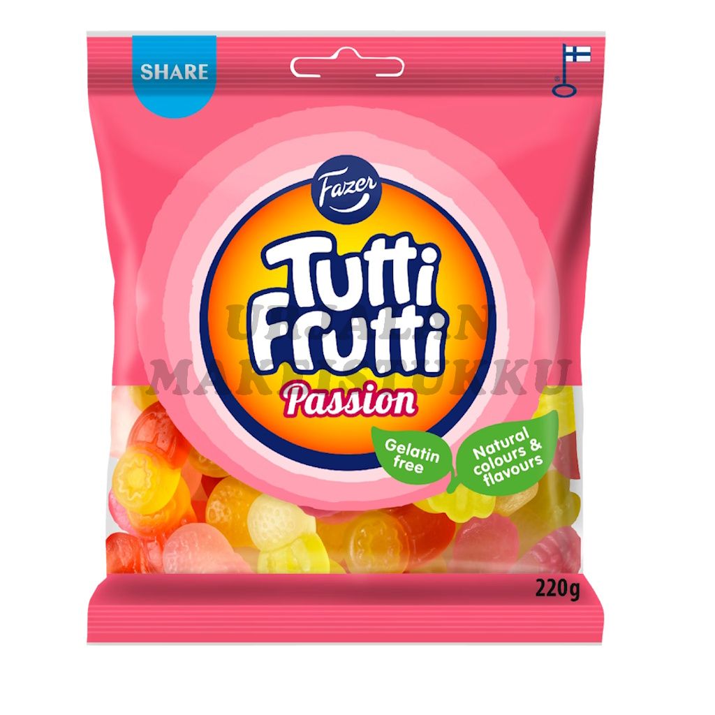 Fazer Tutti Frutti Passion makeissekoitus 220g