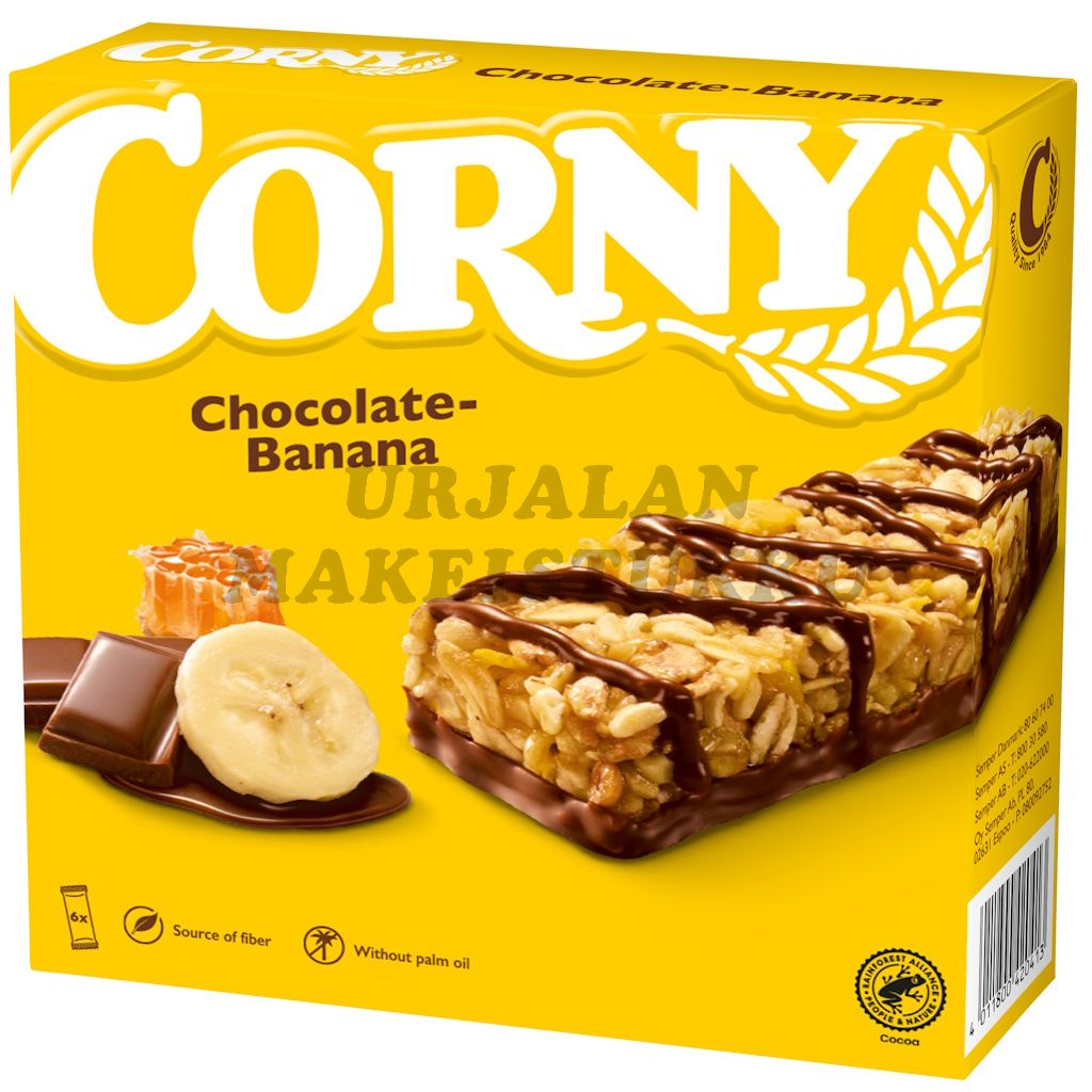 Corny Suklaa Banaani välipalapatukka 25g x 6kpl