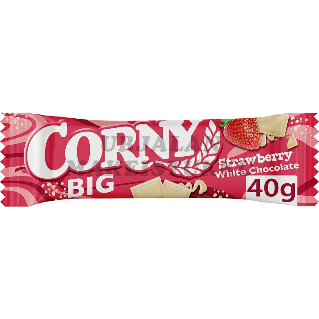 Corny BIG Mansikka Valkosuklaa välipalapatukka 40g x 24kpl