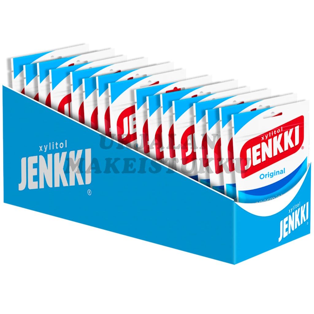 Jenkki Original Peppermint ksylitolipurukumi 100g x 16kpl