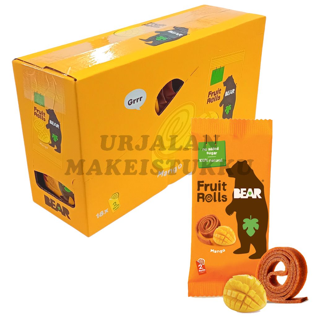 Fruit Rolls BEAR Mango hedelmänauha 20g x 18kpl