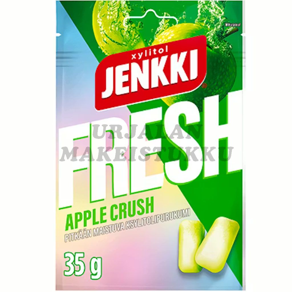 Cloetta Jenkki Fresh Apple Crush ksylitolipurukumi 35g