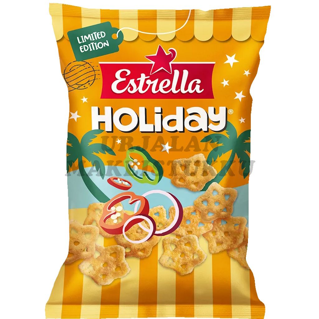 Estrella Holiday Stjärnor perunasnacks 85g