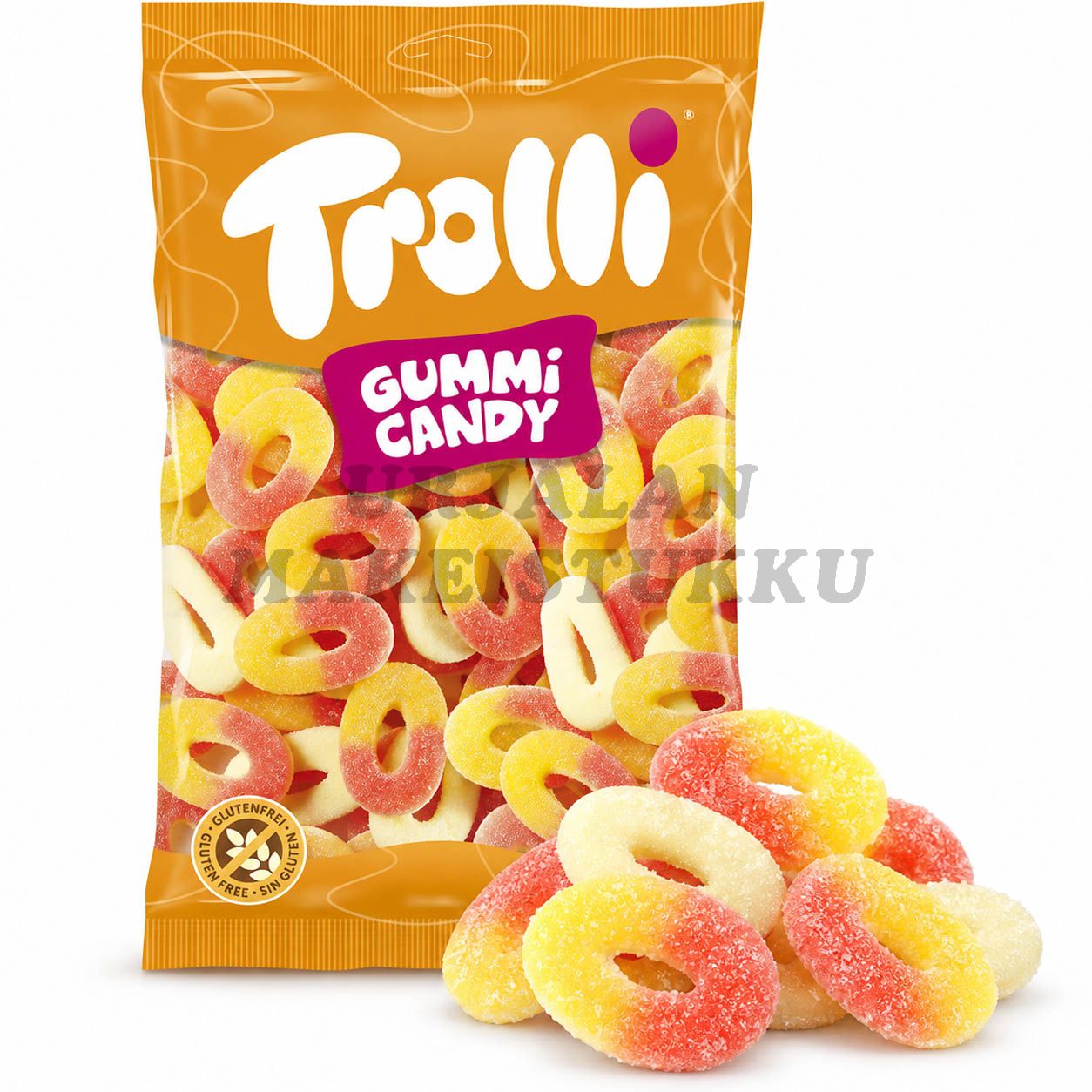 Trolli Persikkarenkaat 1kg