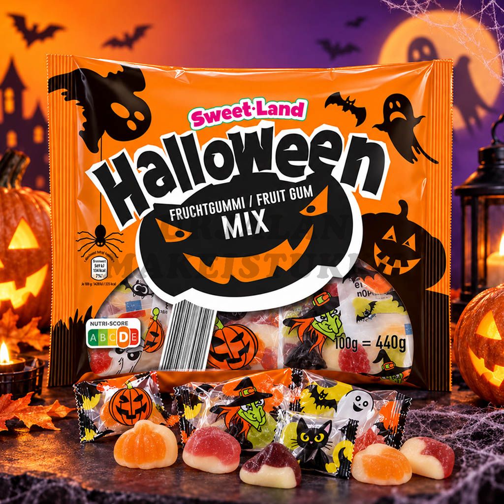 Sweetland Halloween Mix karkkisäkki 440g