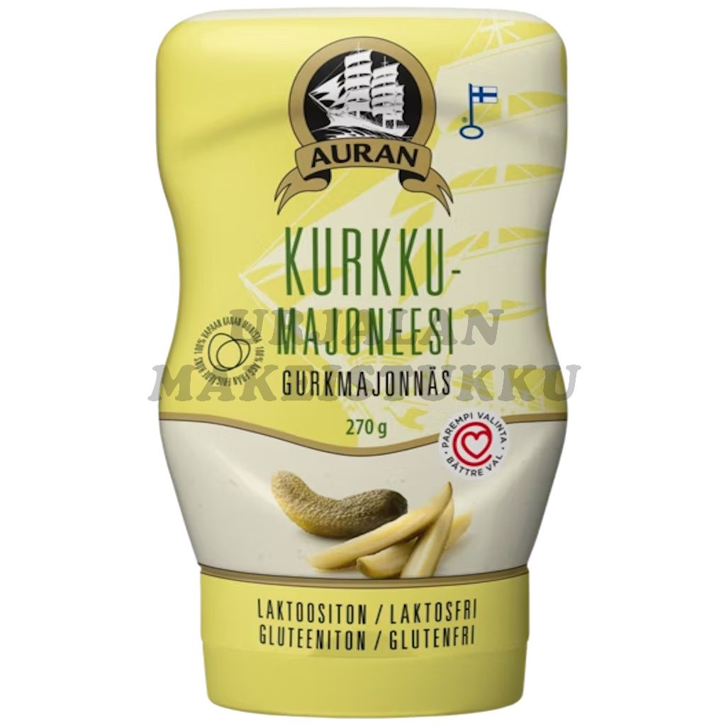 Auran Kurkkumajoneesi 270g