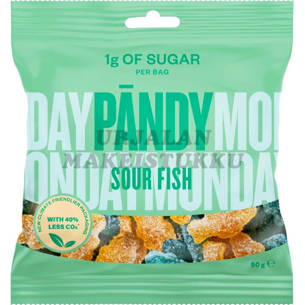 Pändy Sour Fish makeispussi 50g