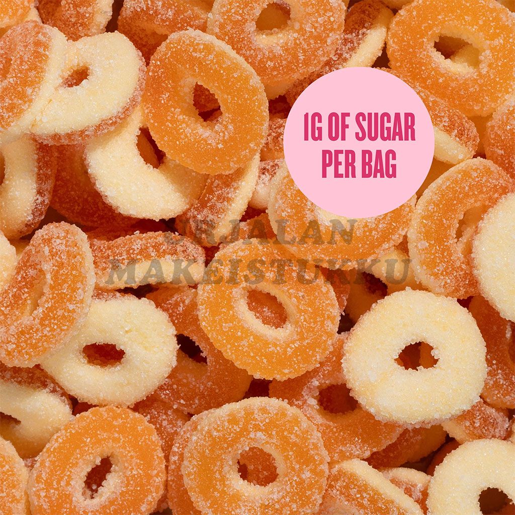 Pändy Persikka Renkaat makeispussi 50g