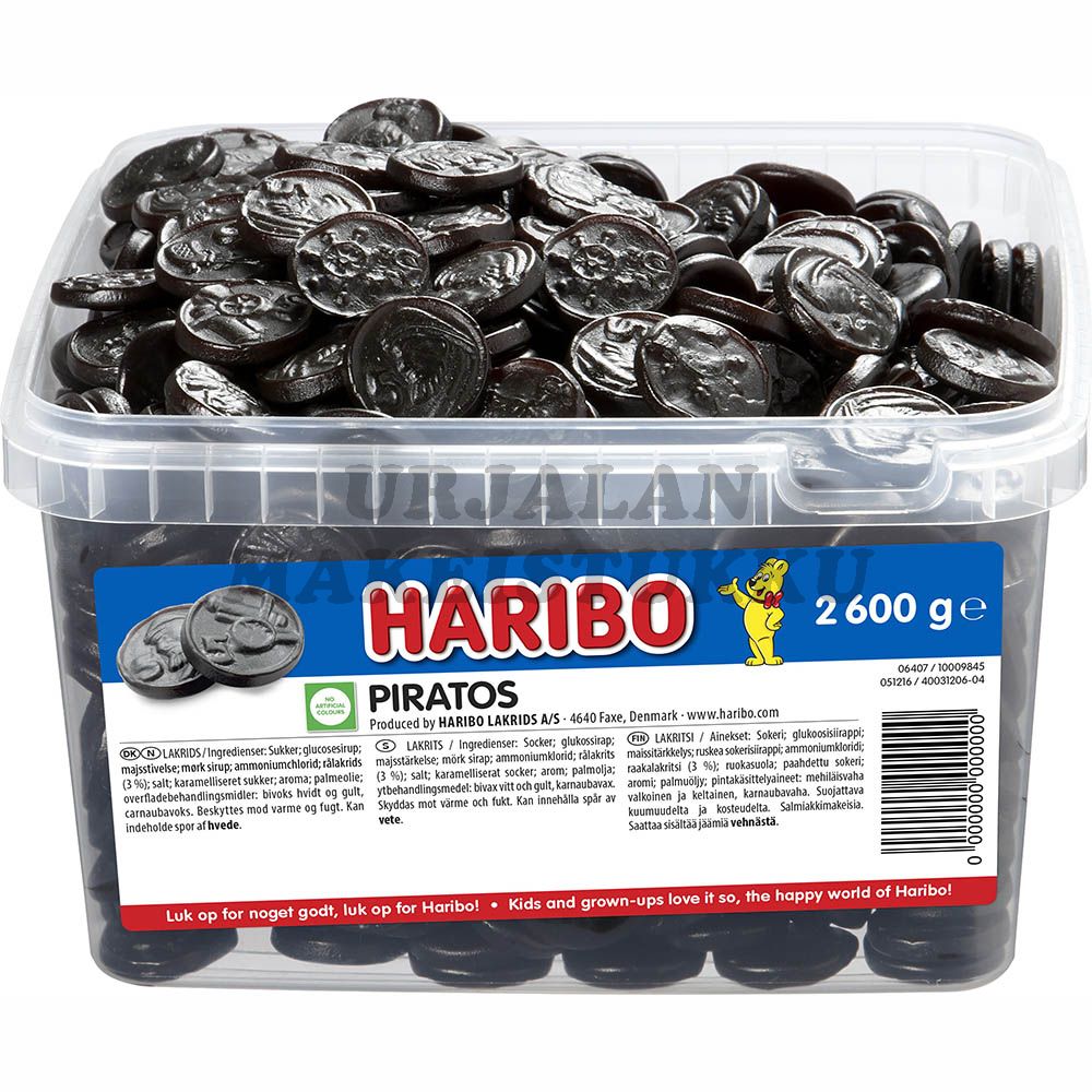 Haribo Piratos salmiakki 2,6kg
