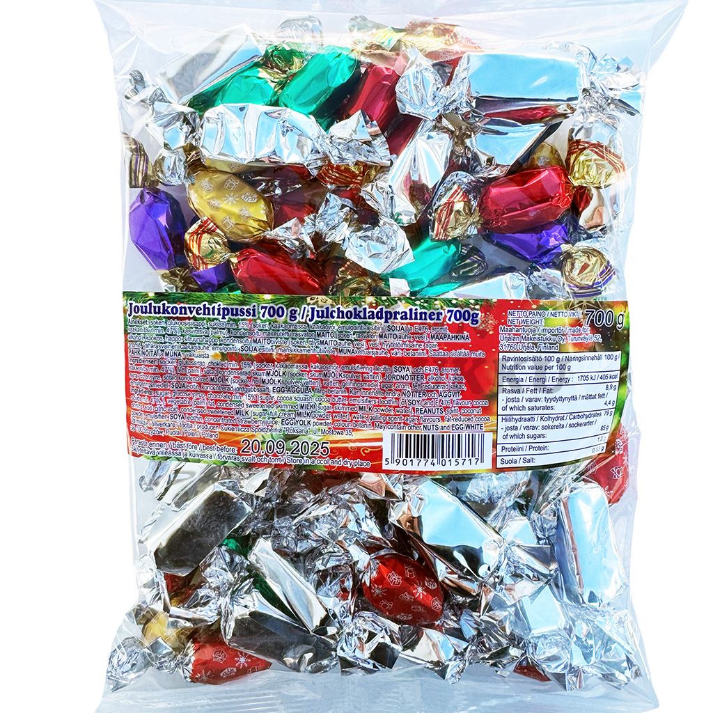 Joulukonvehtipussi 700g