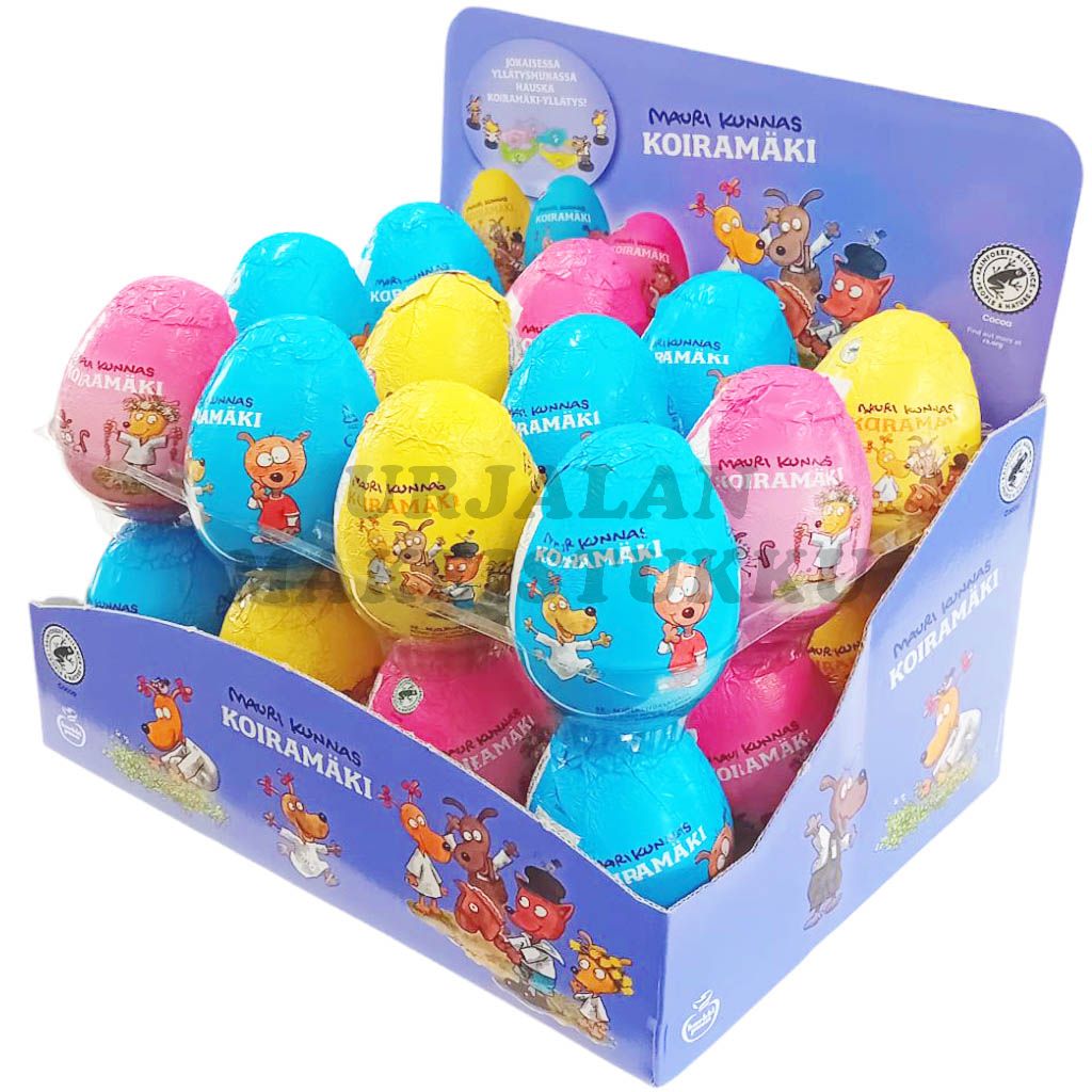 Mauri Kunnas Koiramäki yllätyssuklaamuna 45g x 24kpl