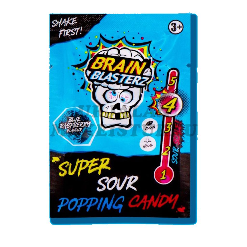 Brain Blasterz Popping Candy kirpeä poksukarkki 10g