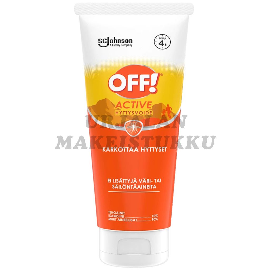 OFF! Active Hyttysvoide hajustamaton 100ml