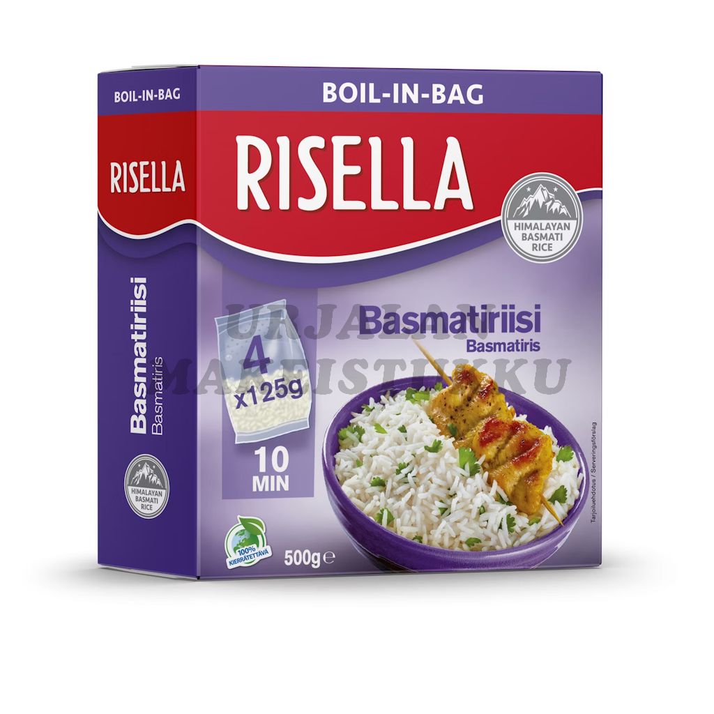 Risella Basmatiriisi keitinpussissa 125G x 4pss