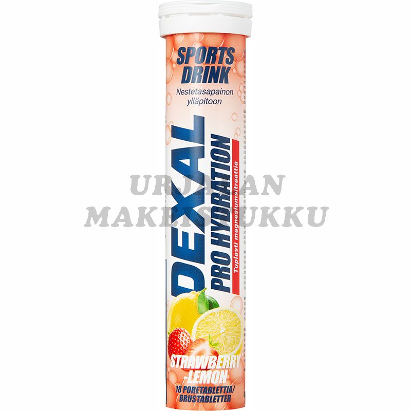 Dexal Pro Hydration Mansikka-Sitruuna poretabletti 18tabl