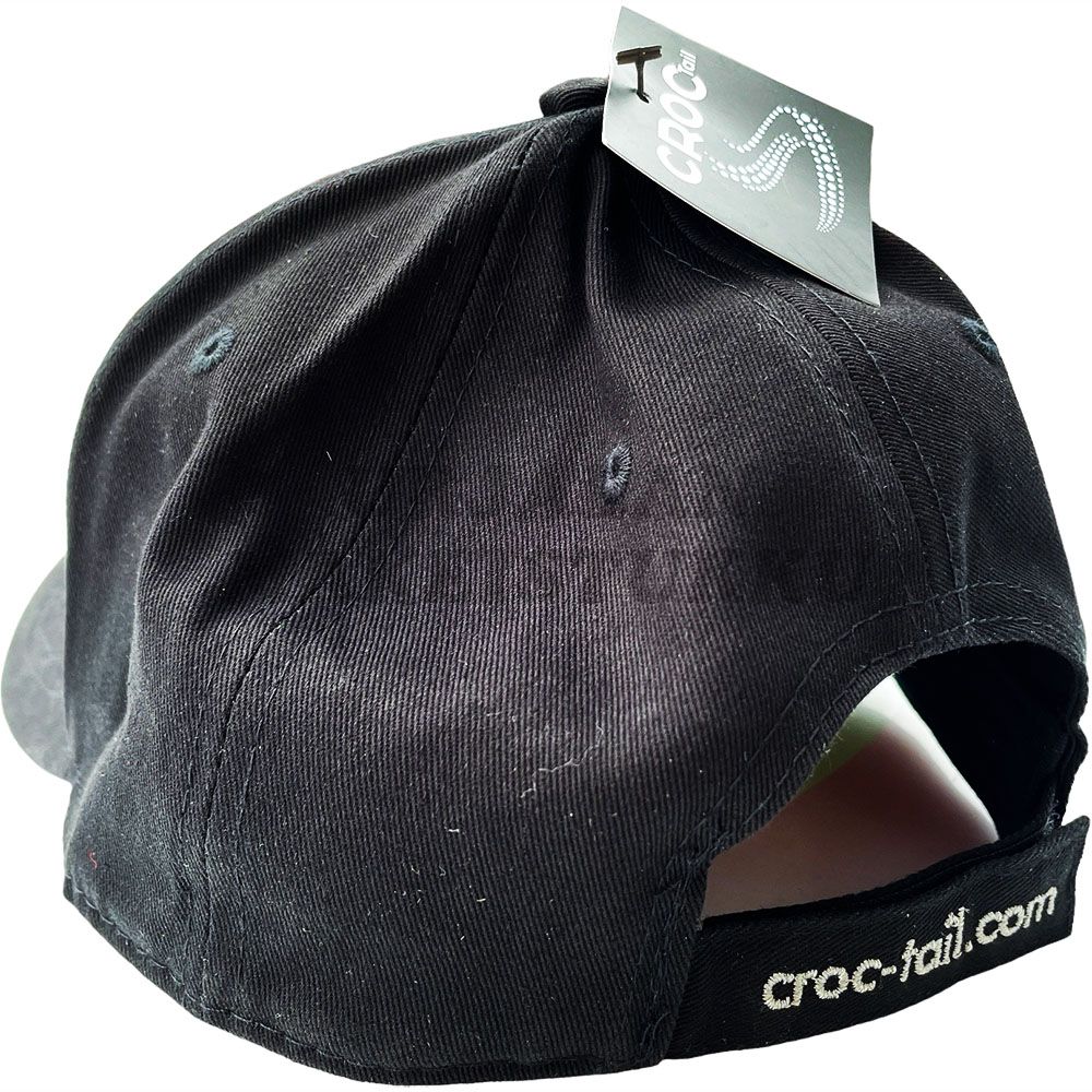 Croc Tail Black Baseball Cap lippalakki