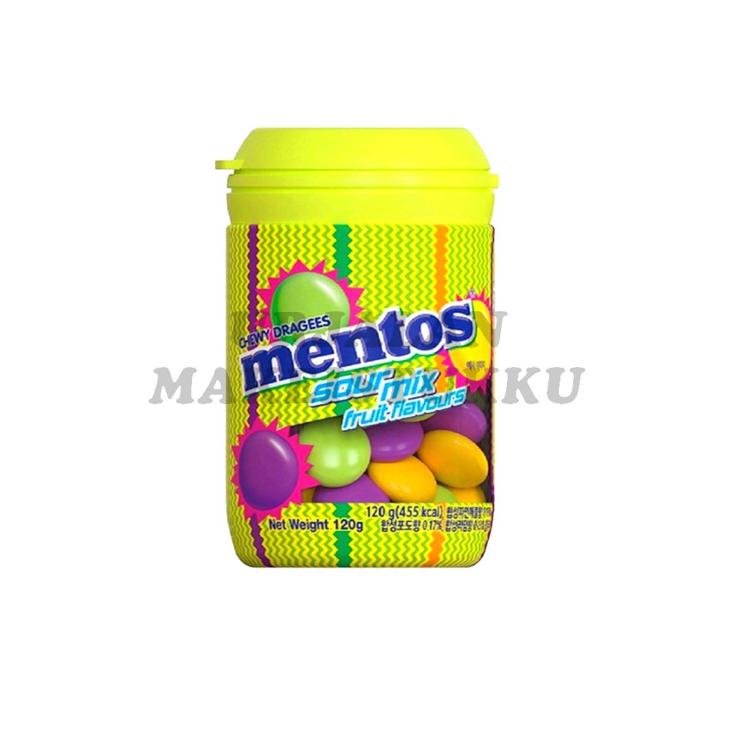Mentos Sour Mix hedelmäpastilli 120g