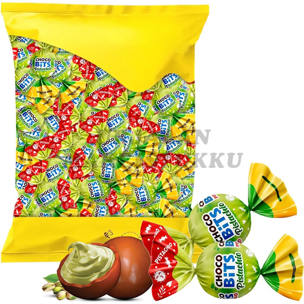Choco Bits Pistachio suklaakonvehdit 1kg