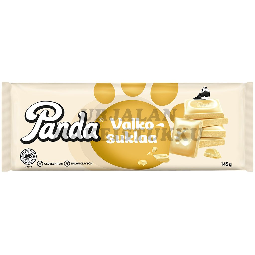 Panda Valkosuklaa suklaalevy 145g