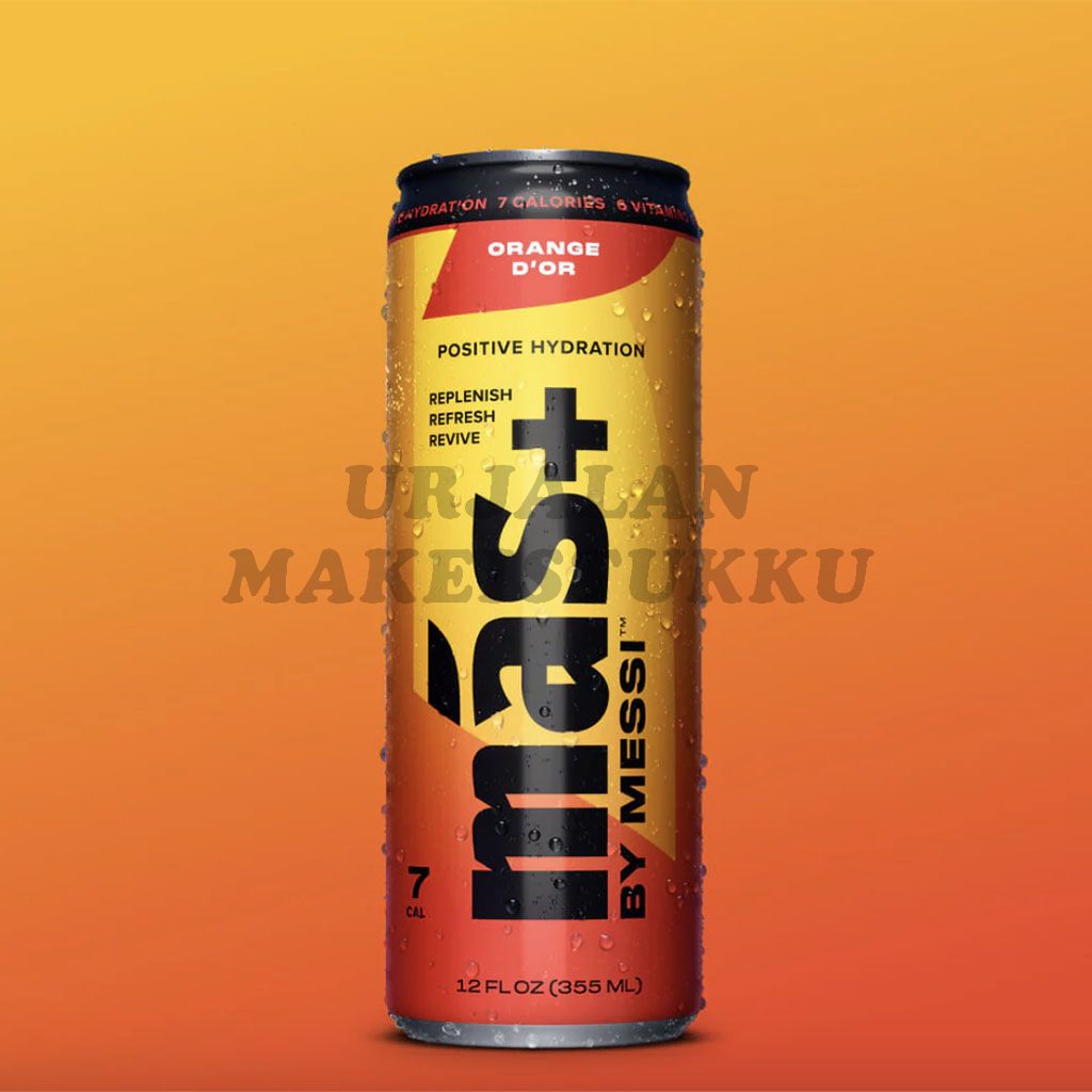 Mas+ assorted by Messi urheilujuoma 355ml x 12kpl