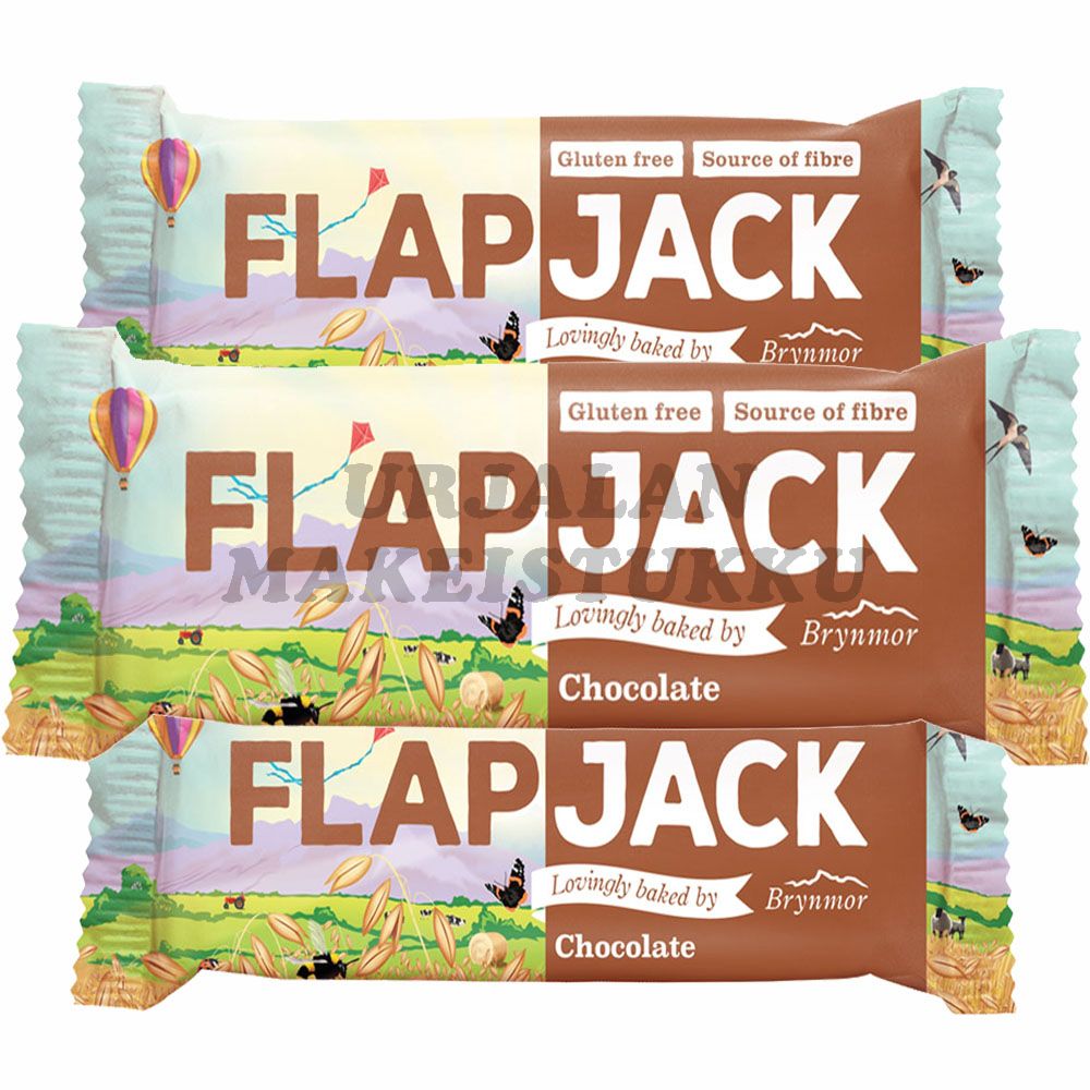Flapjack Chocolate välipalapatukka 80g x 3kpl