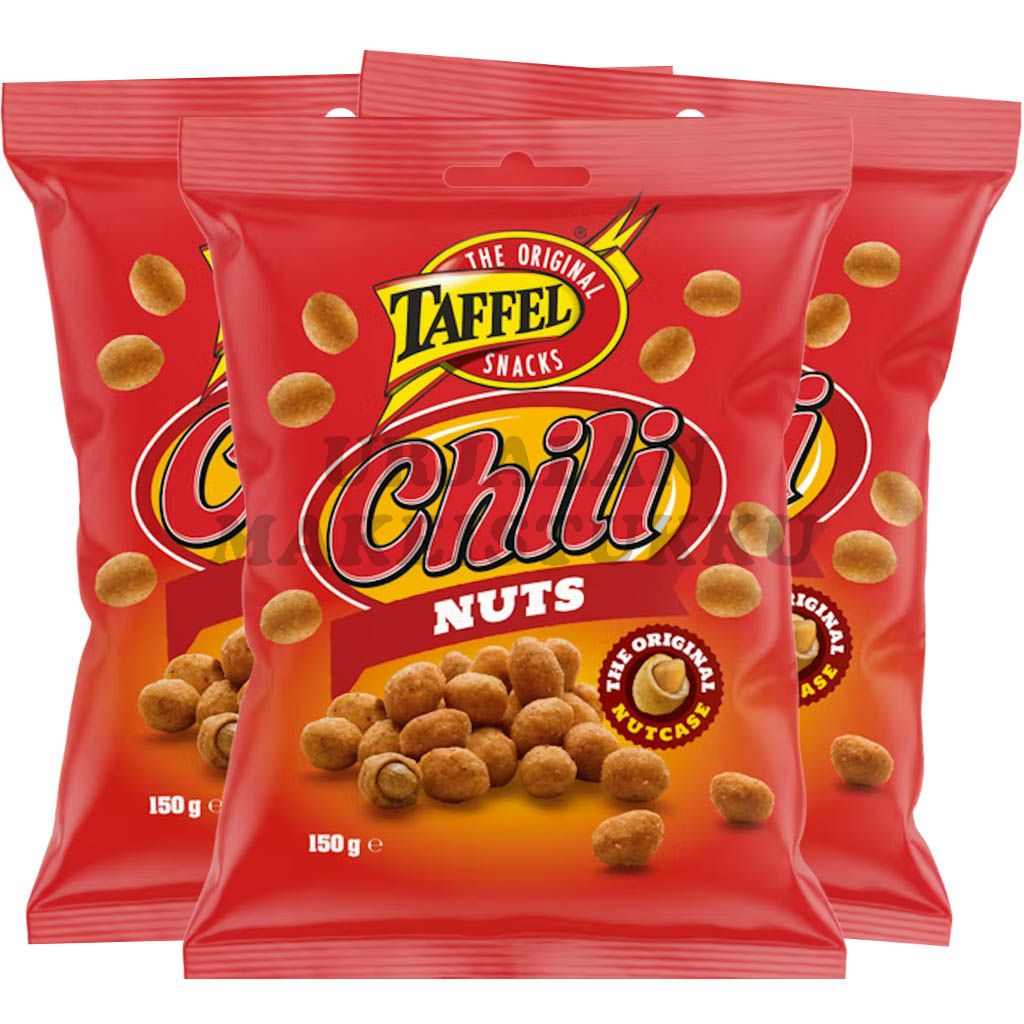 Taffel Chili Nuts pähkinät 150g x 3kpl