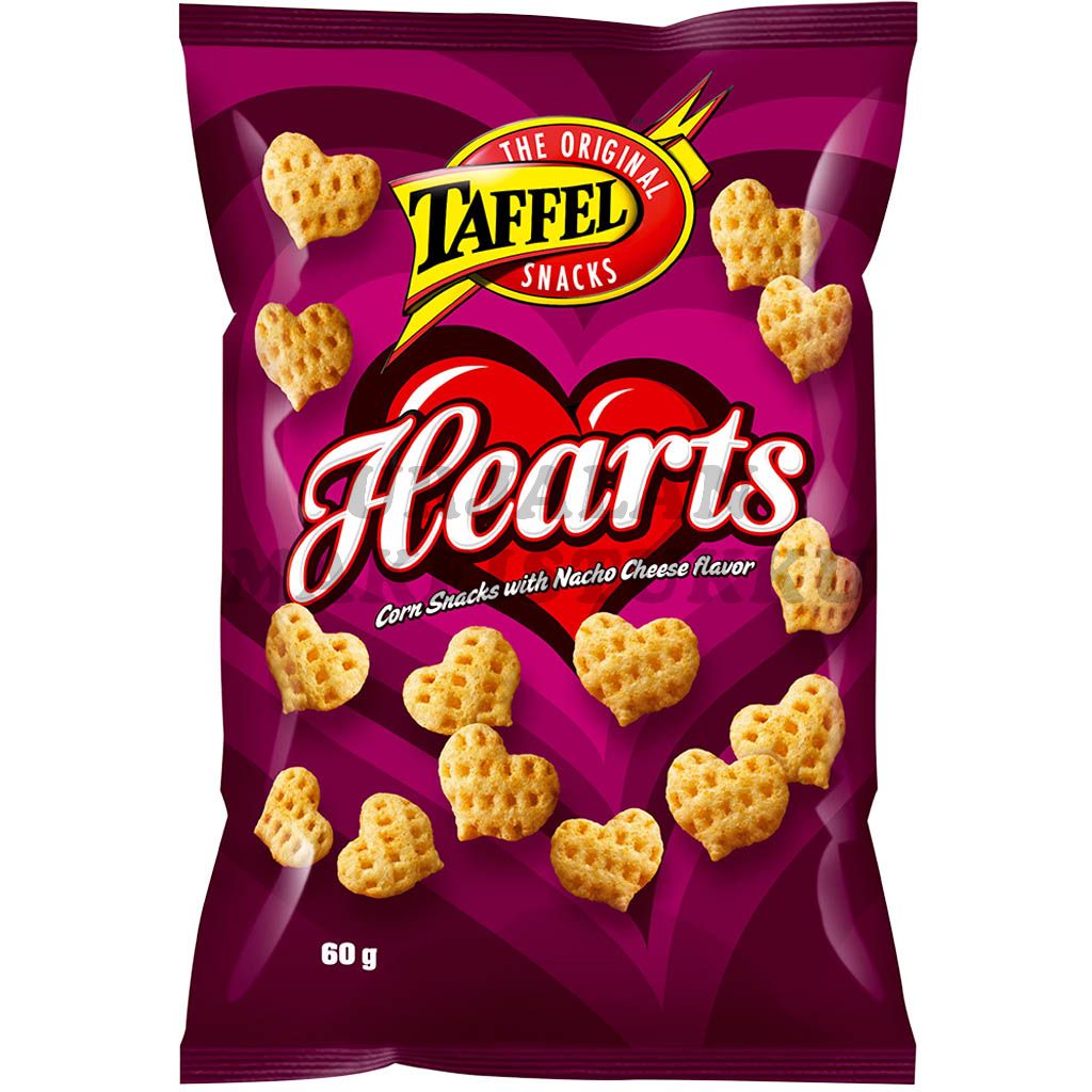 Taffel Hearts maissisnacks 60g