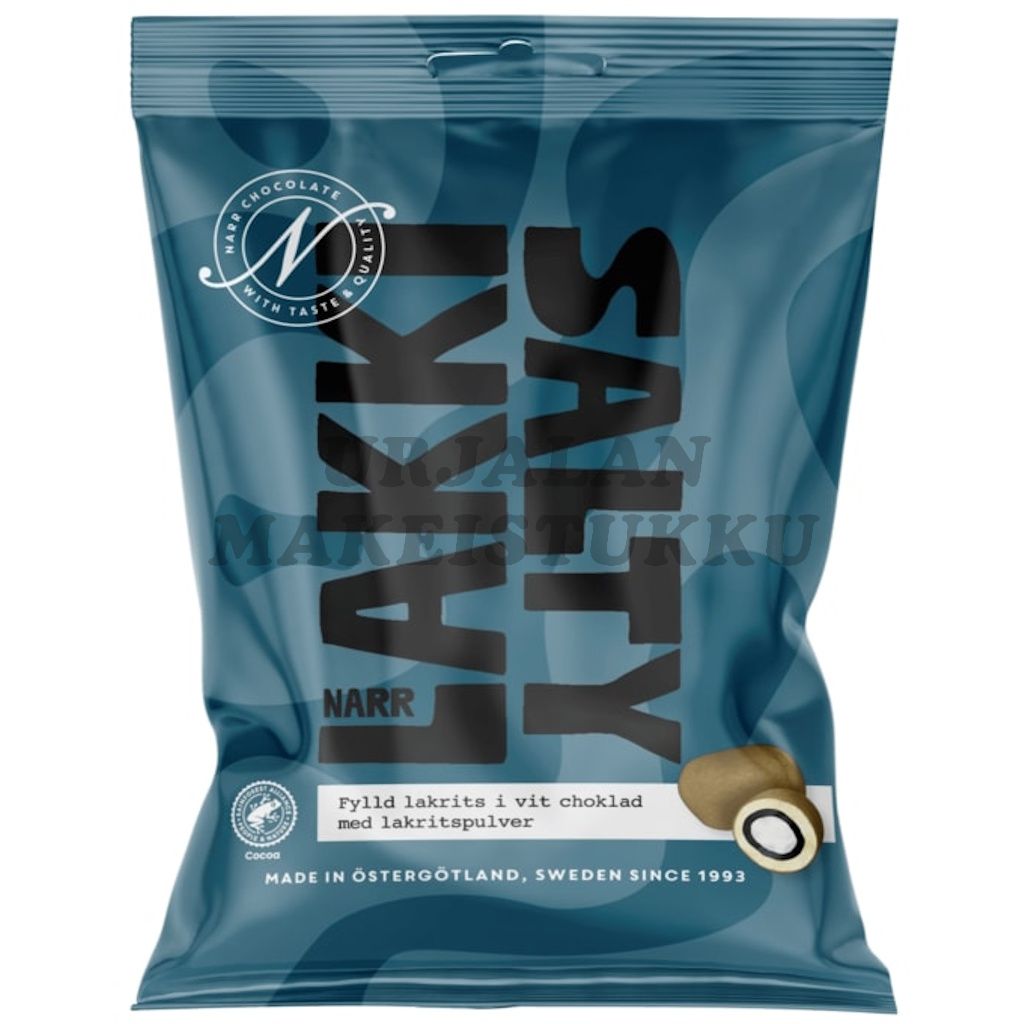 Narr Lakki Salty valkosuklaalaku 100g