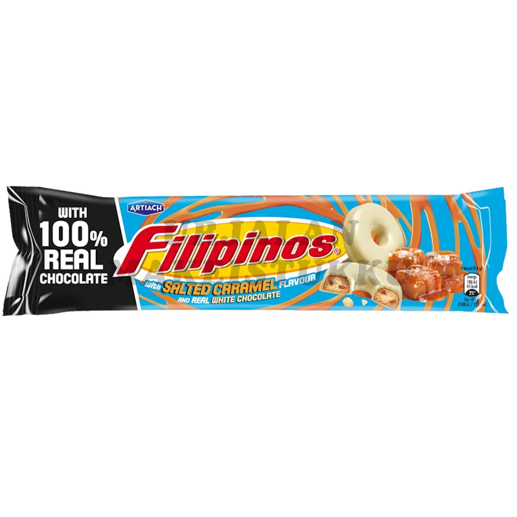 Filipinos Salted Caramel White Chocolate keksi 118g