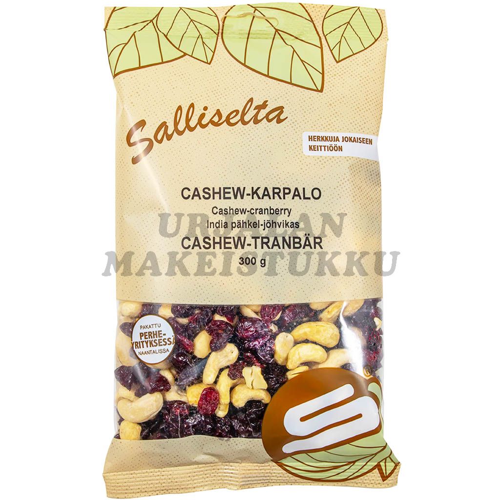 Salliselta Cashew-Karpalo 300g