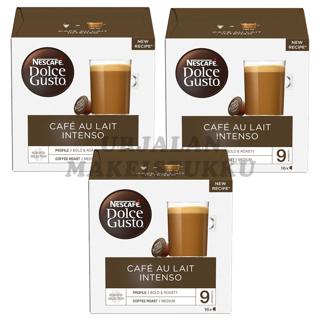 Dolce Gusto Cafe Au Lait Intenso kahvikapseli 16kaps x 3-PACK
