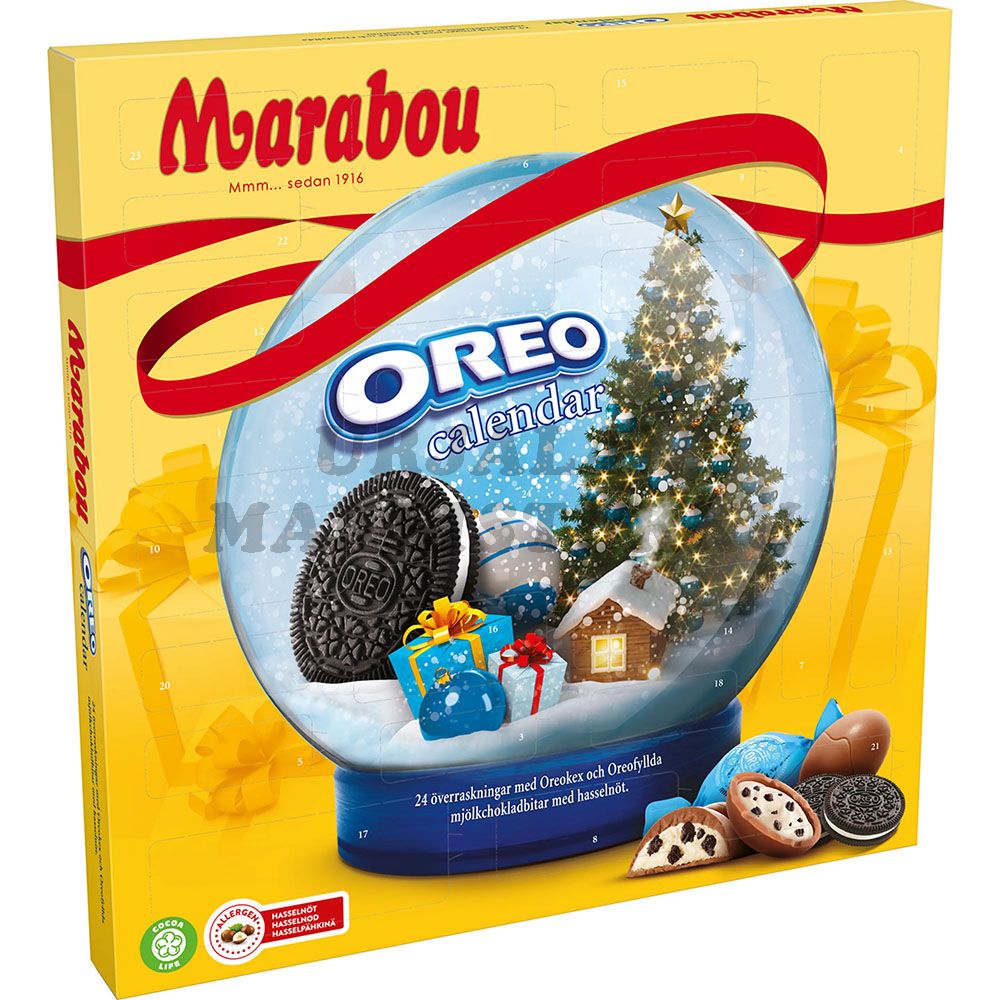 Marabou Oreo Calendar joulukalenteri 275g