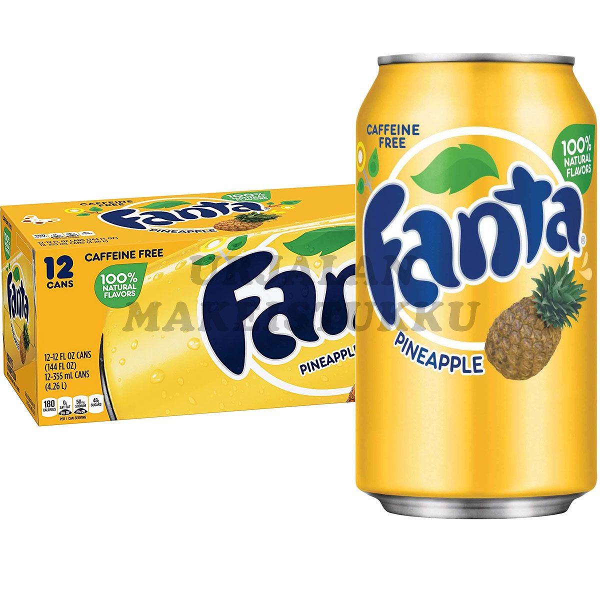 Fanta Pineapple USA virvoitusjuoma 355ml x 12-pack