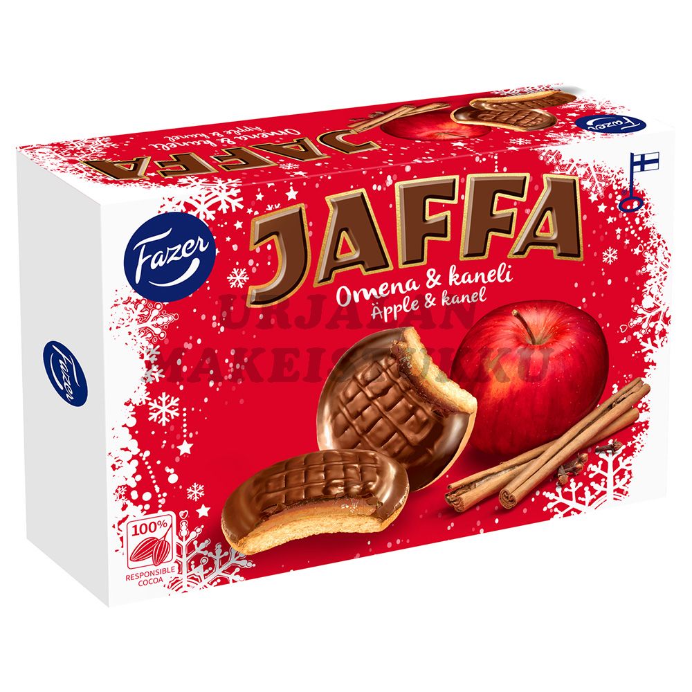 Fazer Jaffa Omena & Kaneli keksi 300g