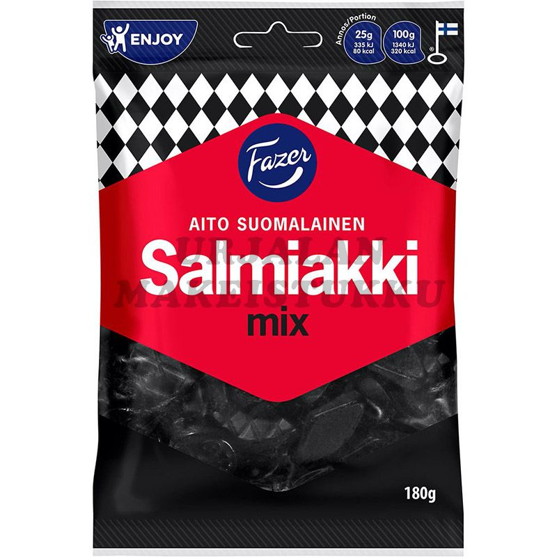 Fazer Salmiakki Mix 180g