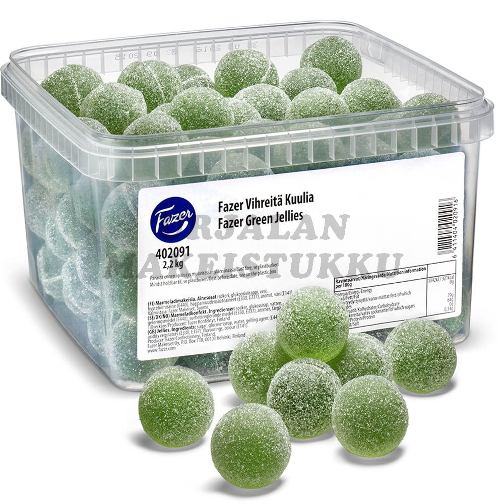 Fazer Vihreitä Kuulia 2.2kg
