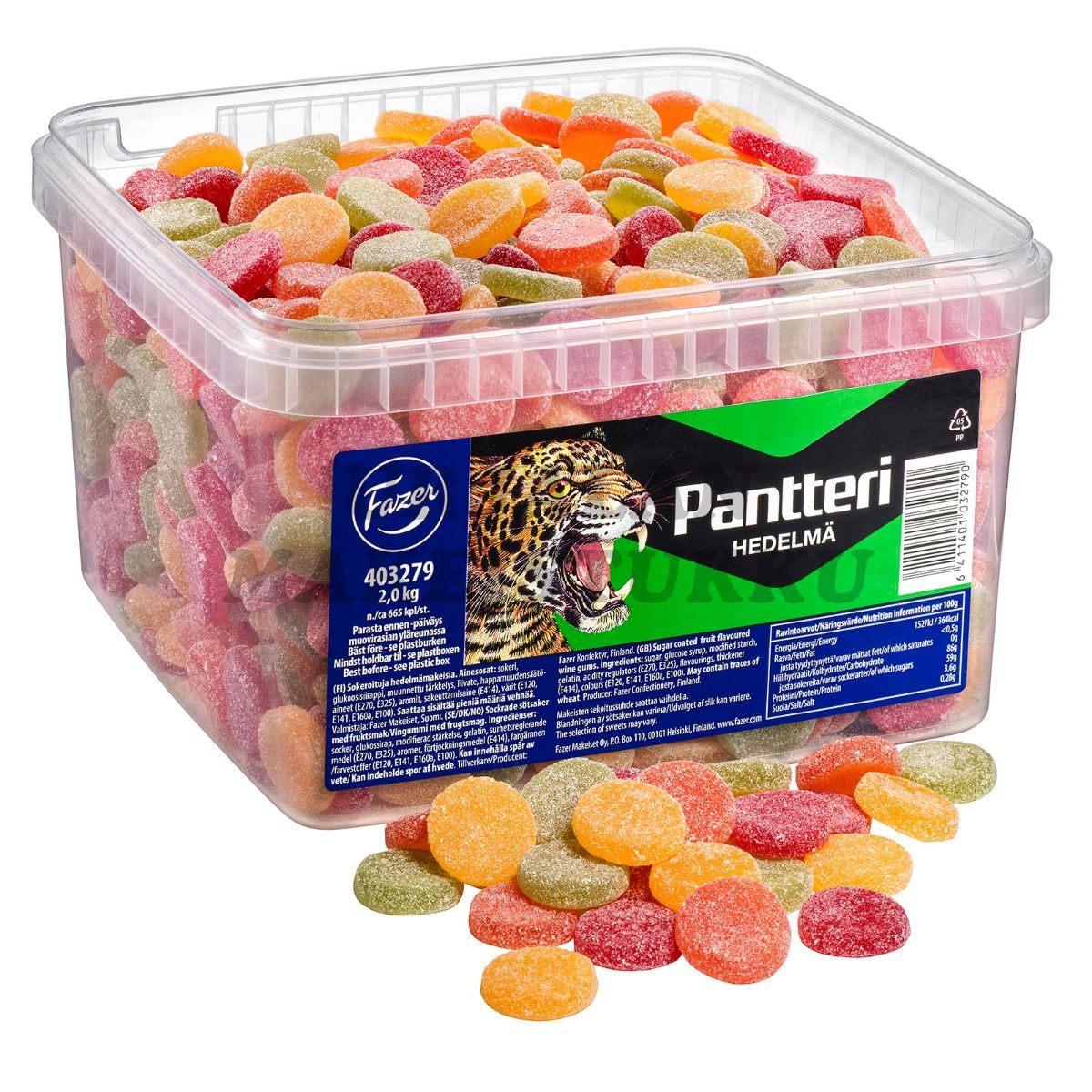 Fazer Pantteri Hedelmä 2kg