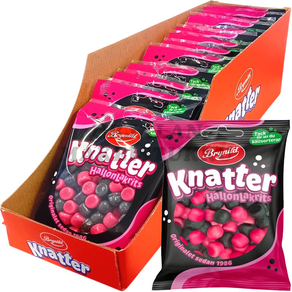 Brynild Knatter Vadelma & Lakritsi naperot 80g x 15kpl
