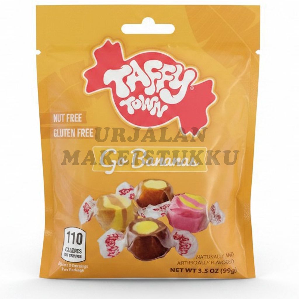 Taffy Town Go Bananas venyvät toffeet 99g