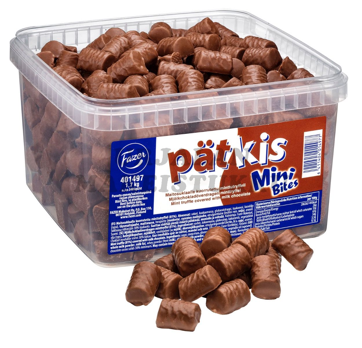 Fazer Pätkis Mini Bites minttutryffelit 1,7kg