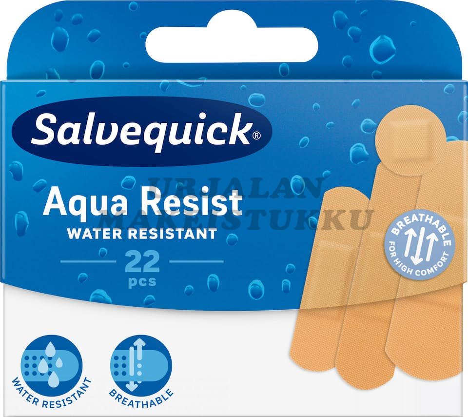 Salvequick Aqua Resist muovilaastari 22 kpl