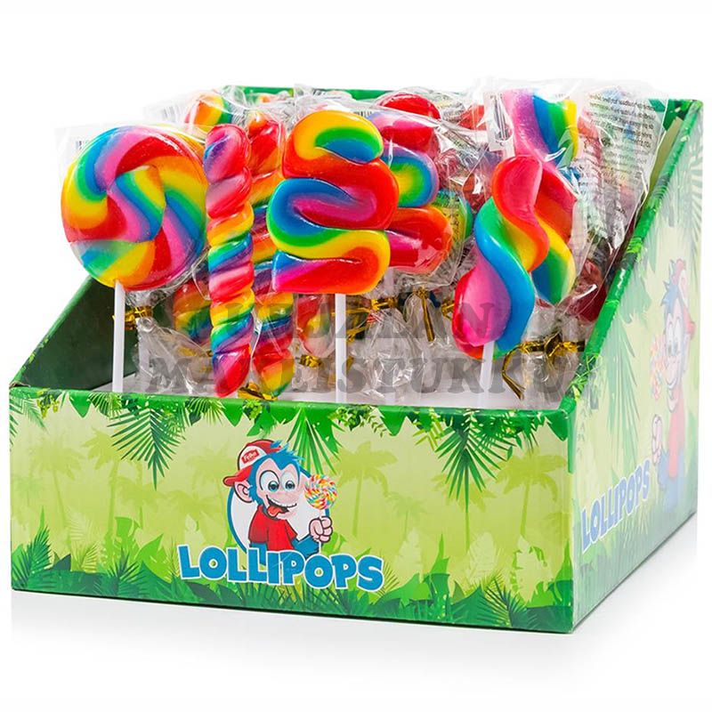 Felko Mini Lollipops Rainbow tikkarilajitelma 17g x 24kpl