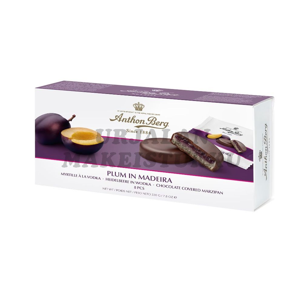 Anthon Berg Marsipaanikonvehti Luumut madeirassa 220g