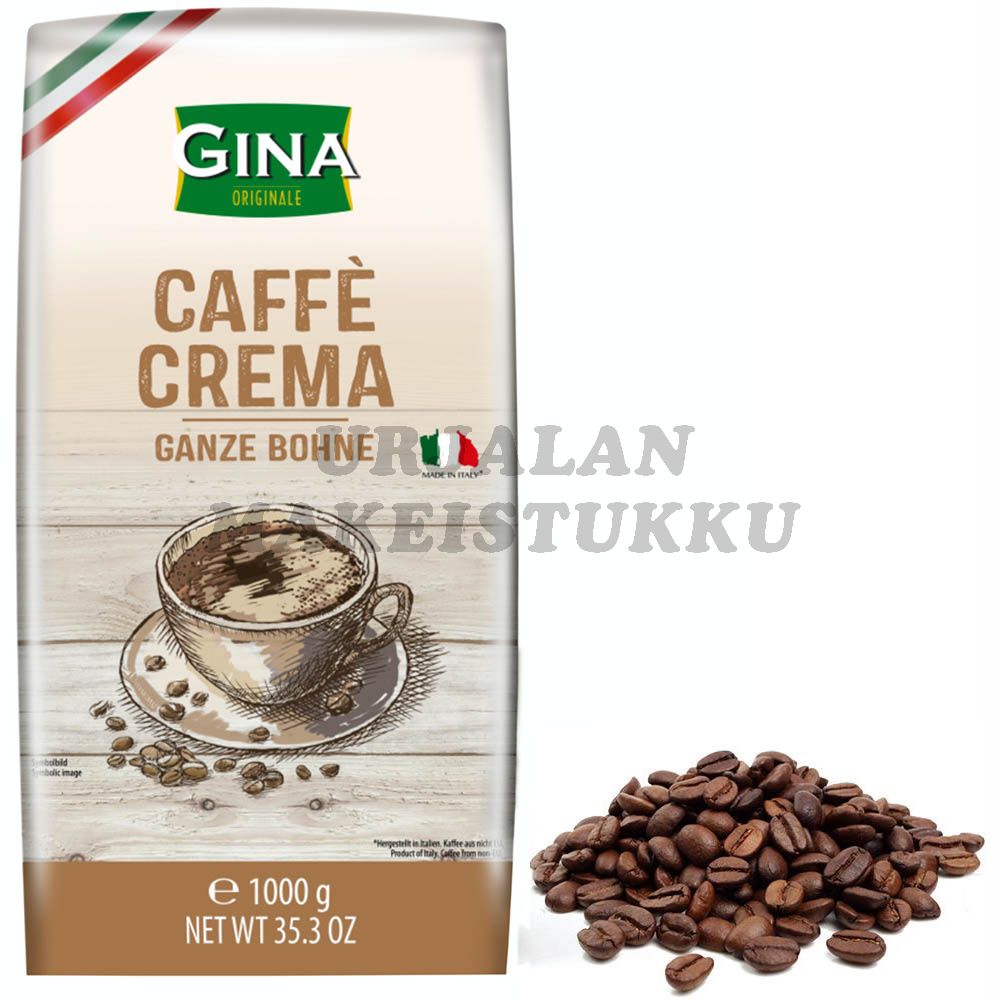 Gina Caffe Crema kahvipapu 1kg